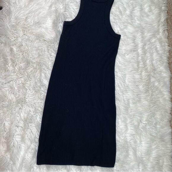 WSLY Women's Rivington Ribbed Short Tank Dress Black Size L NWT - Picture 9 of 10